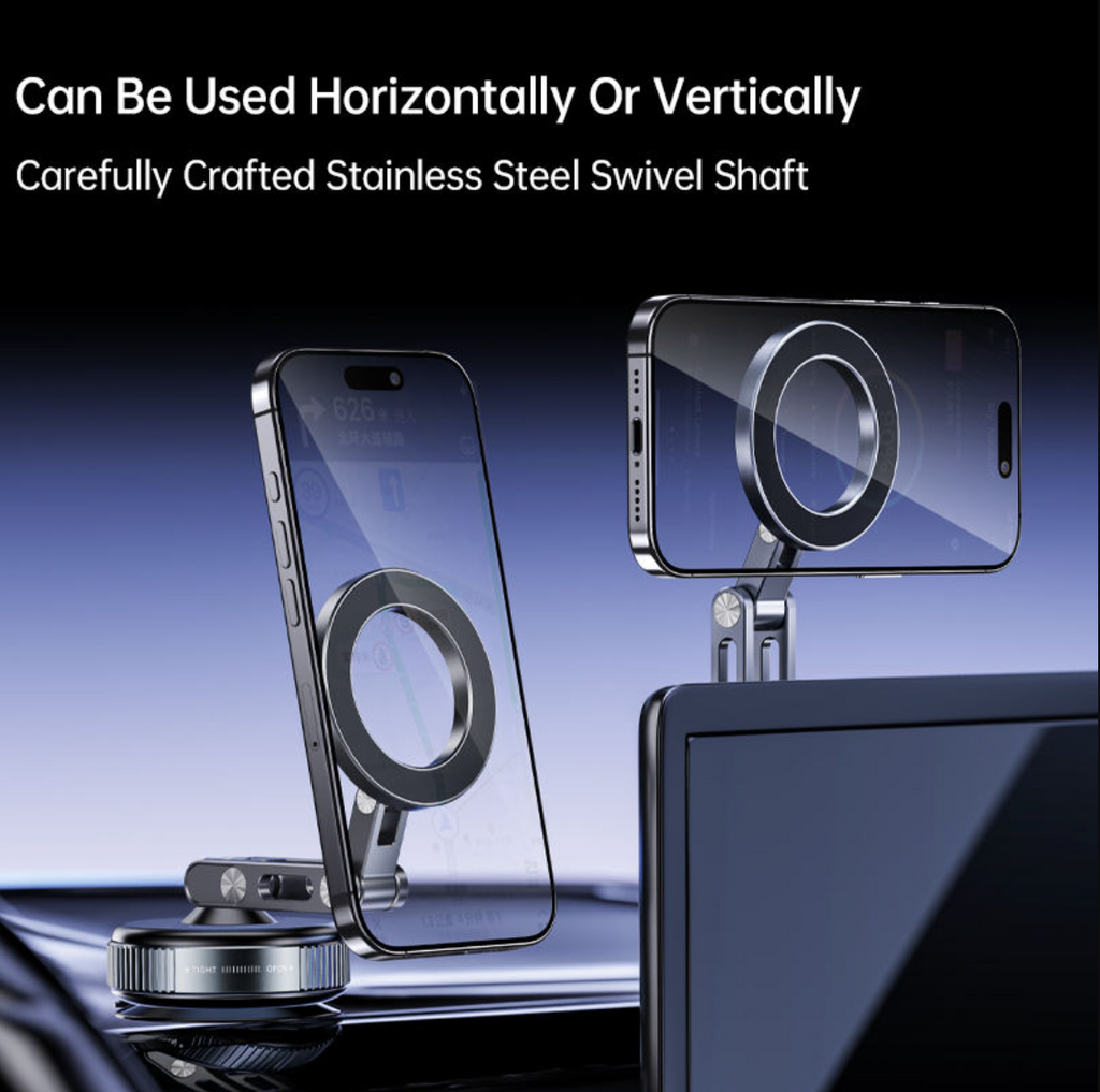 360° Rotating Desktop Phone & Tablet Stand – Adjustable Foldable Device Holder