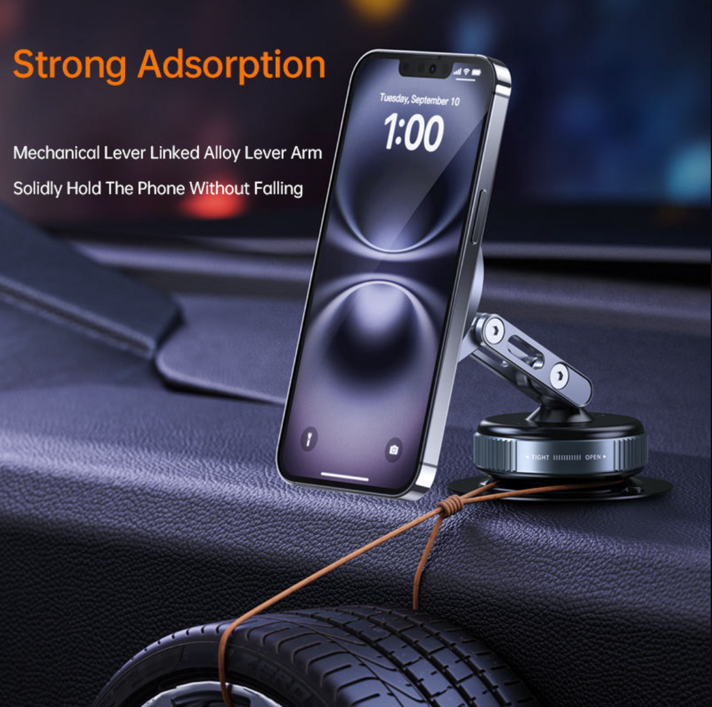 360° Rotating Desktop Phone & Tablet Stand – Adjustable Foldable Device Holder