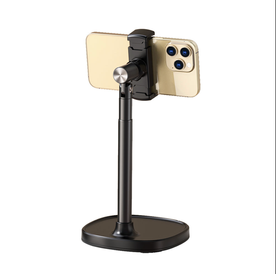 Premium Foldable Aluminium Phone Stand – Adjustable Portable Desktop Holder
