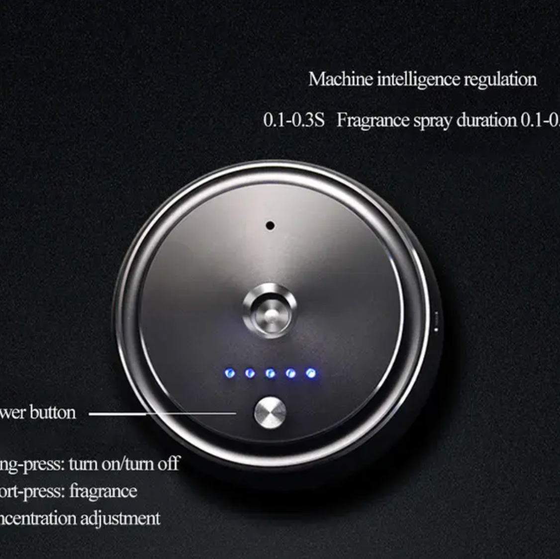 Portable Automatic Aroma Diffuser – Waterless Essential Oil Fragrance Mist Machine