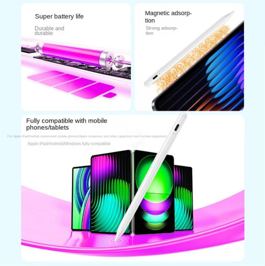 Universal Touchscreen Stylus Pen – Precision Digital Pen for Smartphones & Tablets