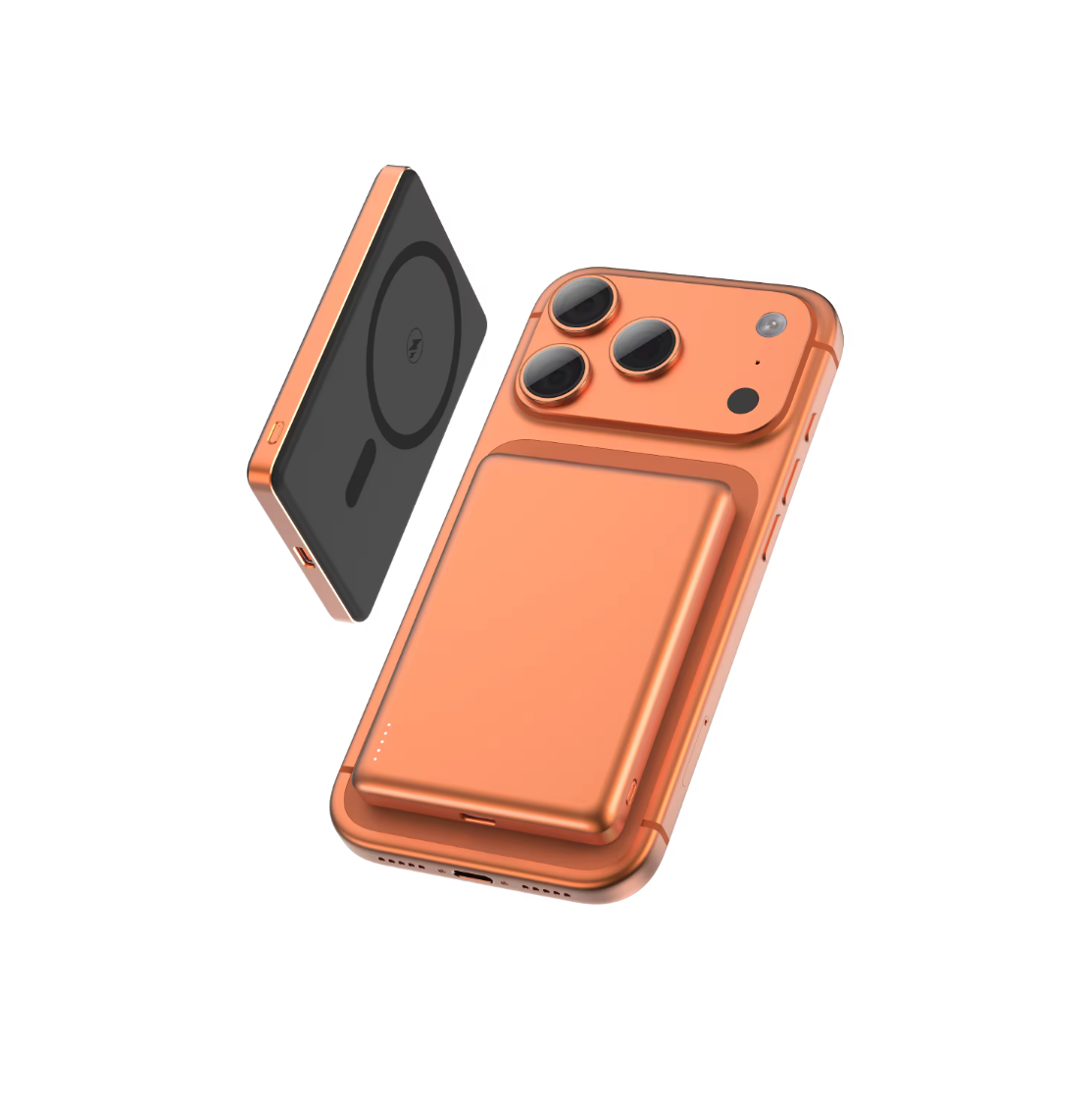 5000mAh Magnetic Power Bank – Ultra-Slim Portable Wireless Charger for Smartphones