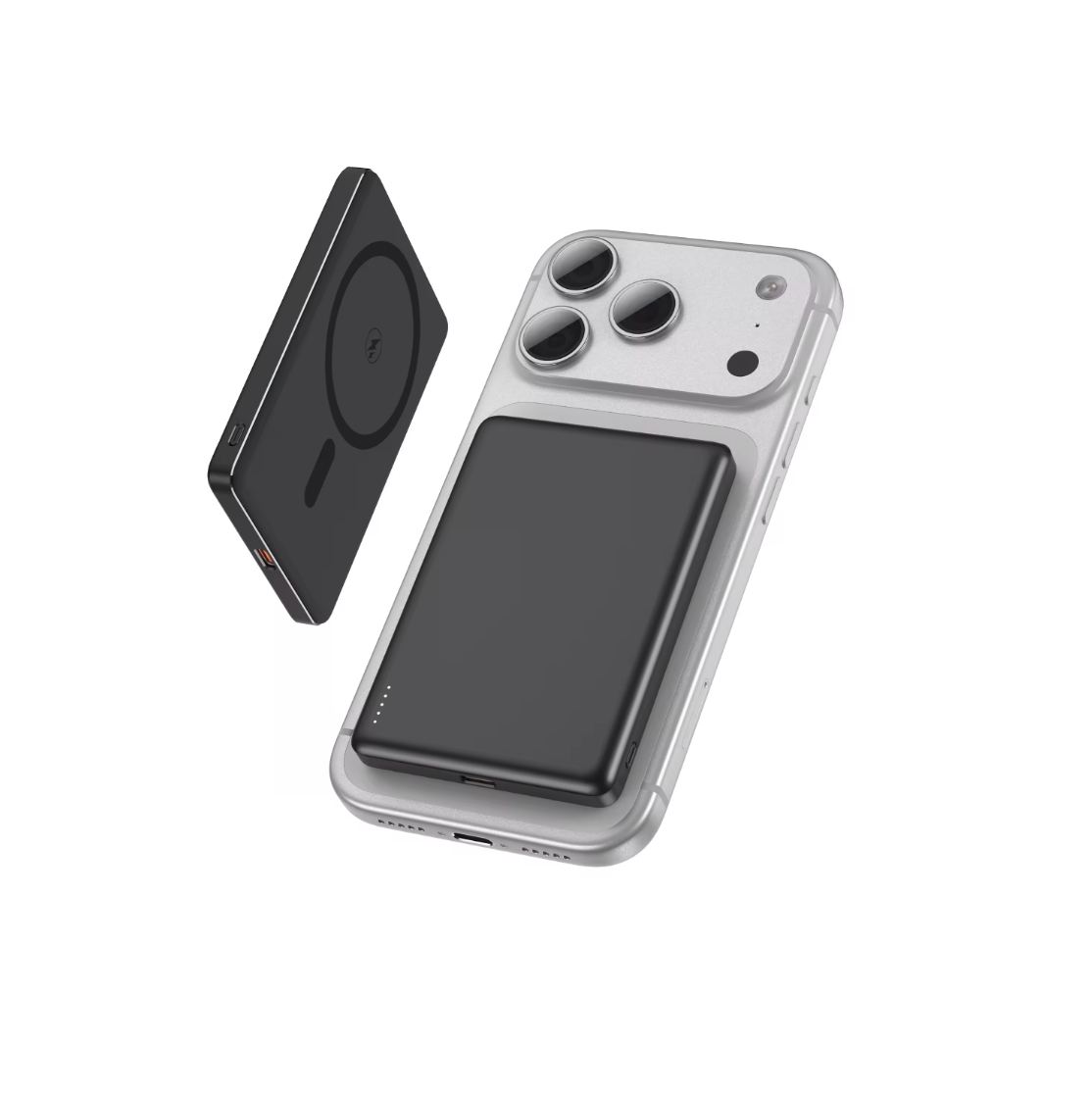 5000mAh Magnetic Power Bank – Ultra-Slim Portable Wireless Charger for Smartphones