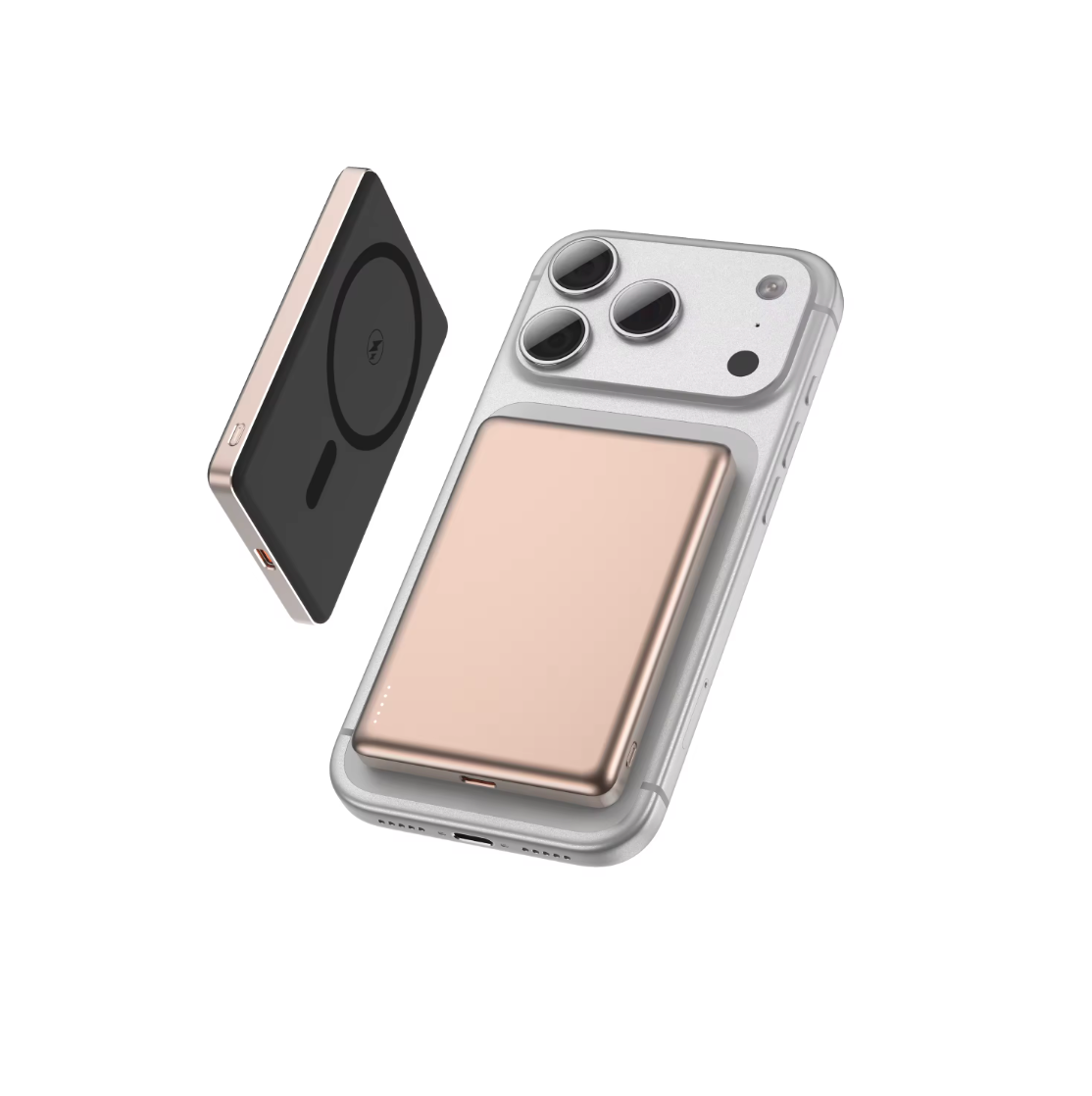 5000mAh Magnetic Power Bank – Ultra-Slim Portable Wireless Charger for Smartphones