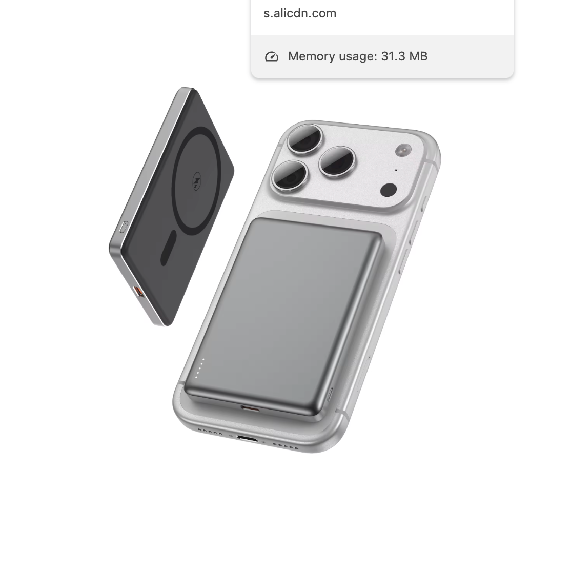 5000mAh Magnetic Power Bank – Ultra-Slim Portable Wireless Charger for Smartphones